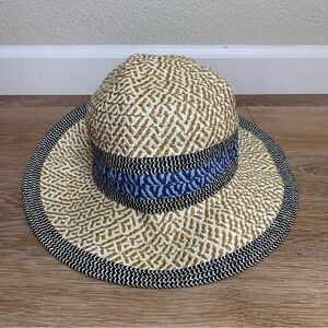 Magid Hats 100% Paper Tan Blue Summer Hat